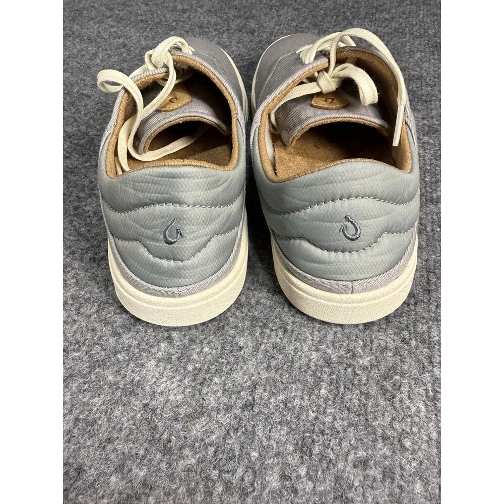 OluKai Kohu Women’s Sneakers – Mist Grey – Size 7 – Lightweight Canvas – NWOT